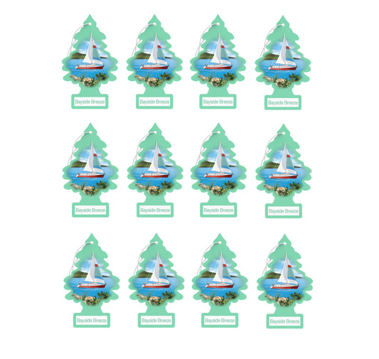 Little Trees Air Freshener Bayside Breeze (Pack of 12) 17121