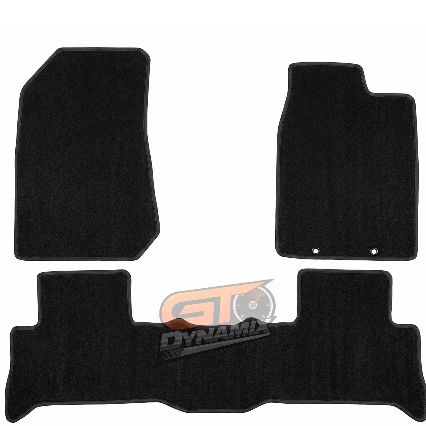 Custom Made  Floor Mats 3pcs ISUZU MU-X LS 11/2013-2020 w/ 9 Binding Colour