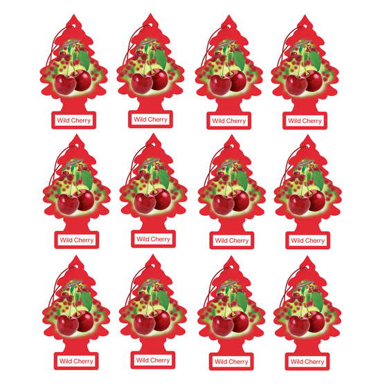 Little Trees Air Freshener Wild Cherry (Pack of 12) 10311