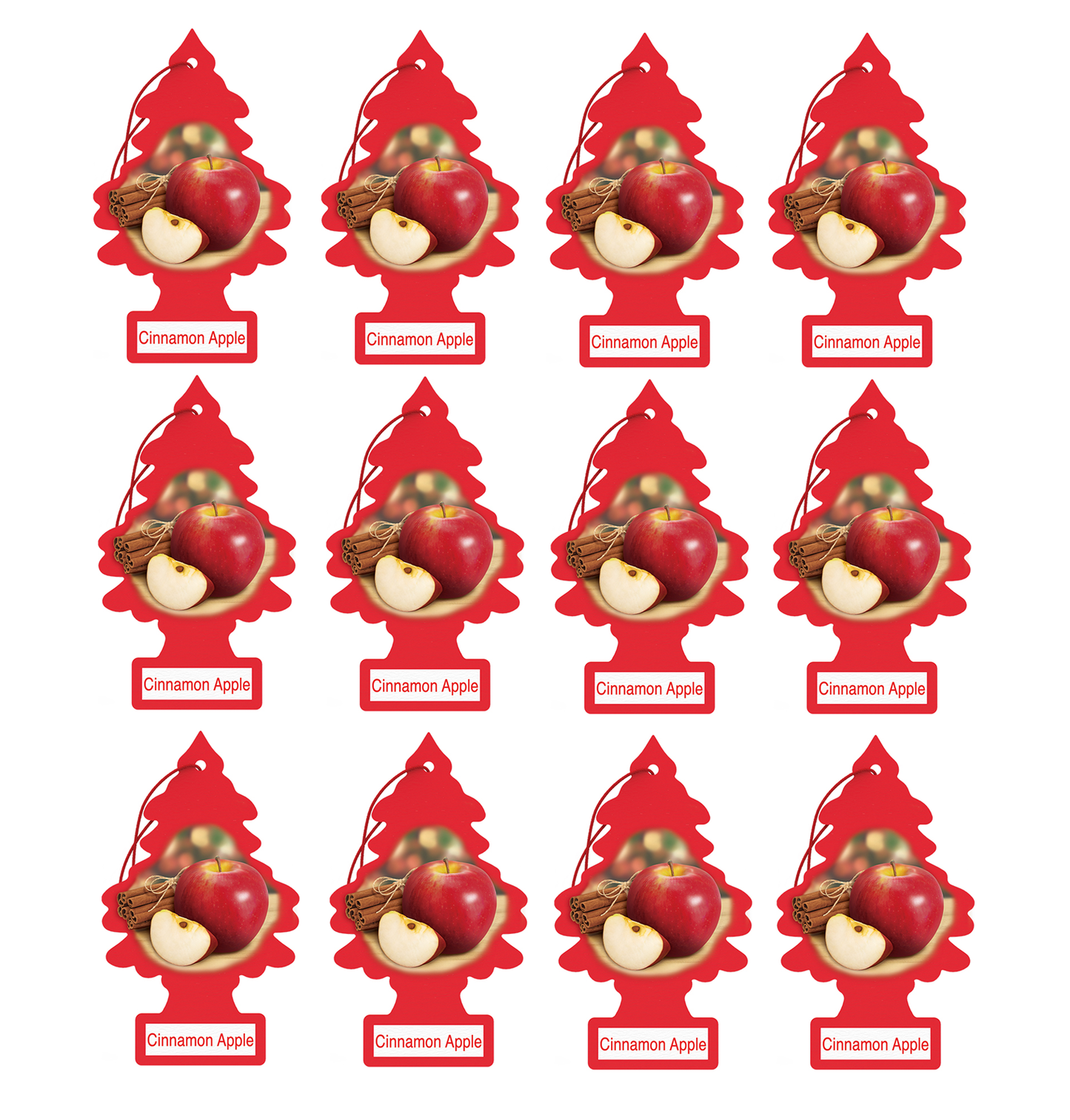 Little Trees Air Freshener Cinnamon Apple (Pack of 12) 10338