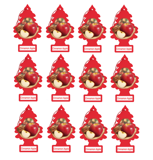 Little Trees Air Freshener Cinnamon Apple (Pack of 12) 10338