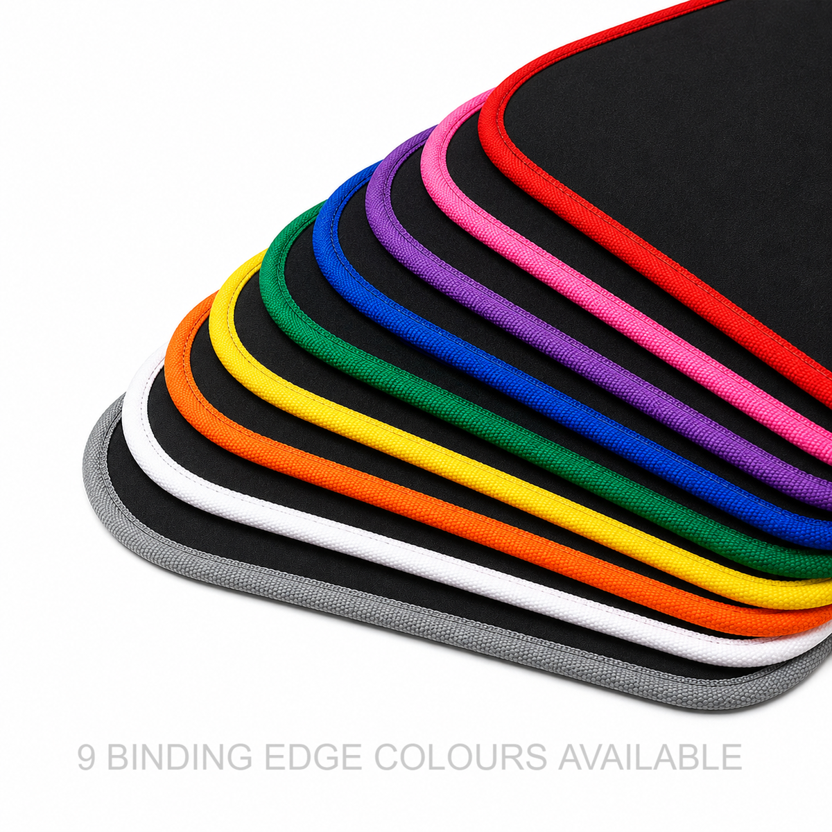 Custom Made  Floor Mats 3pcs MAZDA 3 BL NOT MPS 3/2009-2014  w/ 9 Binding Colour