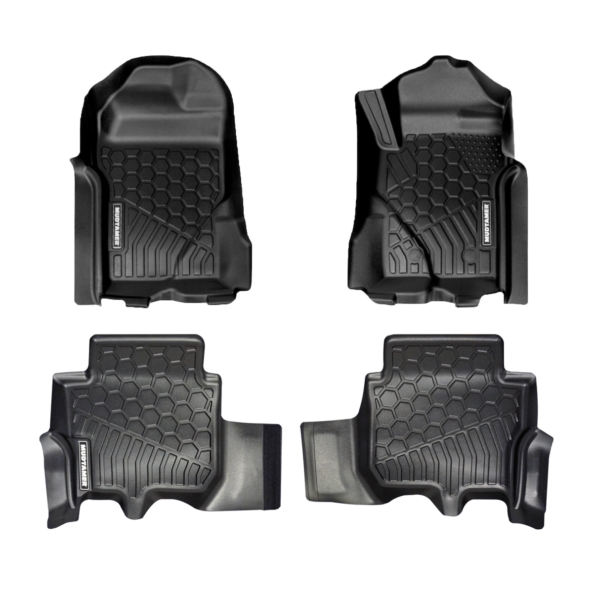 Mudtamer Floor Mats Full Set Front & Rear For Ford Everest Next Gen 2022-2026