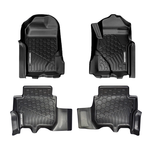 Mudtamer Floor Mats Full Set Front & Rear For Ford Everest Next Gen 2022-2026