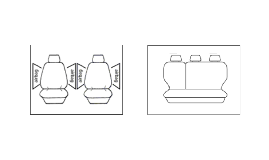 Custom BLACK Seat Covers 2 Rows NISSAN QASHQAI J11 ST Ti TS TL and J11 SERIES 2 ST 6/2014-5/2022