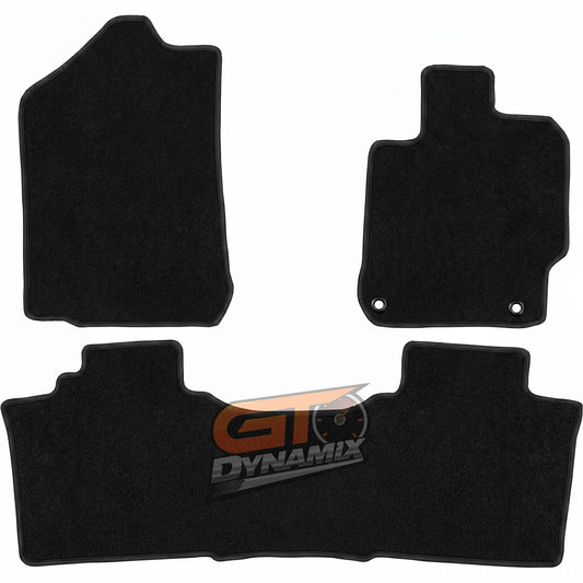 Custom Made  Floor Mats 3pcs For TOYOTA AURION GSV50R 4/2012-10/2017 w/ 9 Binding Colour