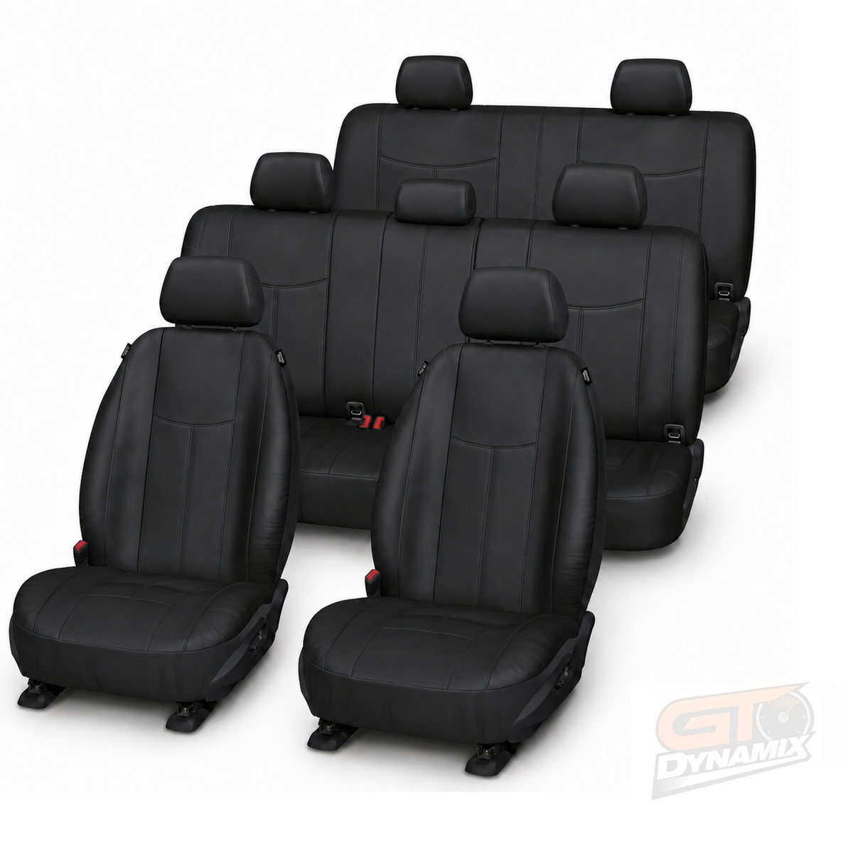 Empire Leather Look Seat Covers 3 Rows KIA CARNIVAL KA SI SL-I WAGON & EX-NZ MODEL ONLY 9/2020-2/2024