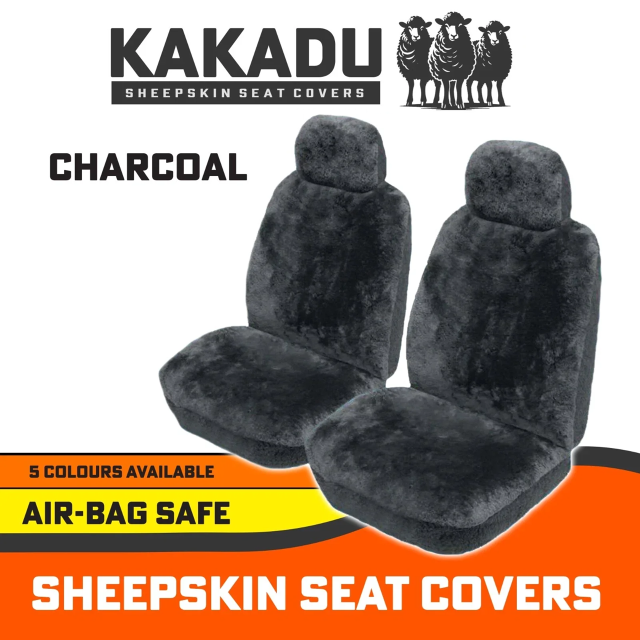 KAKADU Executive Universal Sheepskin Car Seat Covers VW JETTA 1B 118 TSI SEDAN 9/2012-2017 5 Colours Available