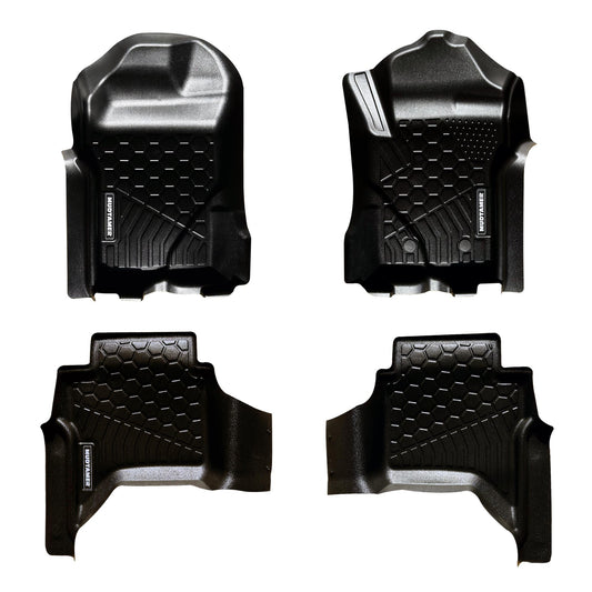 Mudtamer Floor Mats Full Set Front & Rear For Volkswagen Amarok 2022-2026