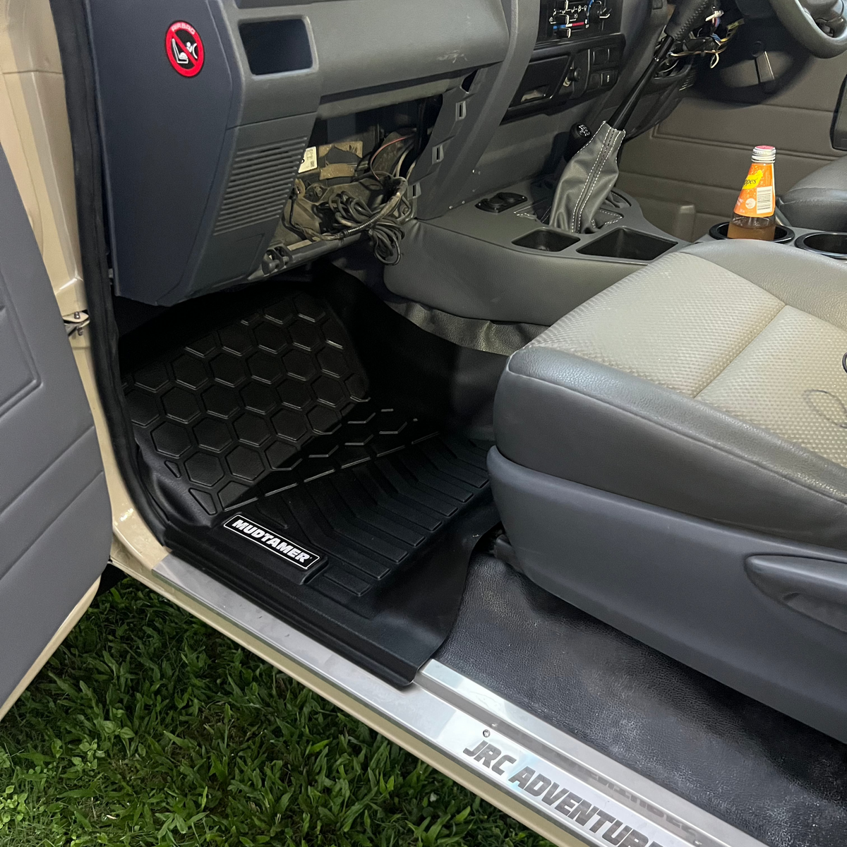 Mudtamer Floor Mats Front Set For Toyota Landcruiser 79 Series Single Cab 2017-2026