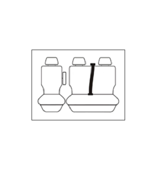 Tuff Canvas Front Seat Covers MITSUBISHI EXPRESS SWB LWB VAN SN GLX 3/2020-2026 CHARCOAL