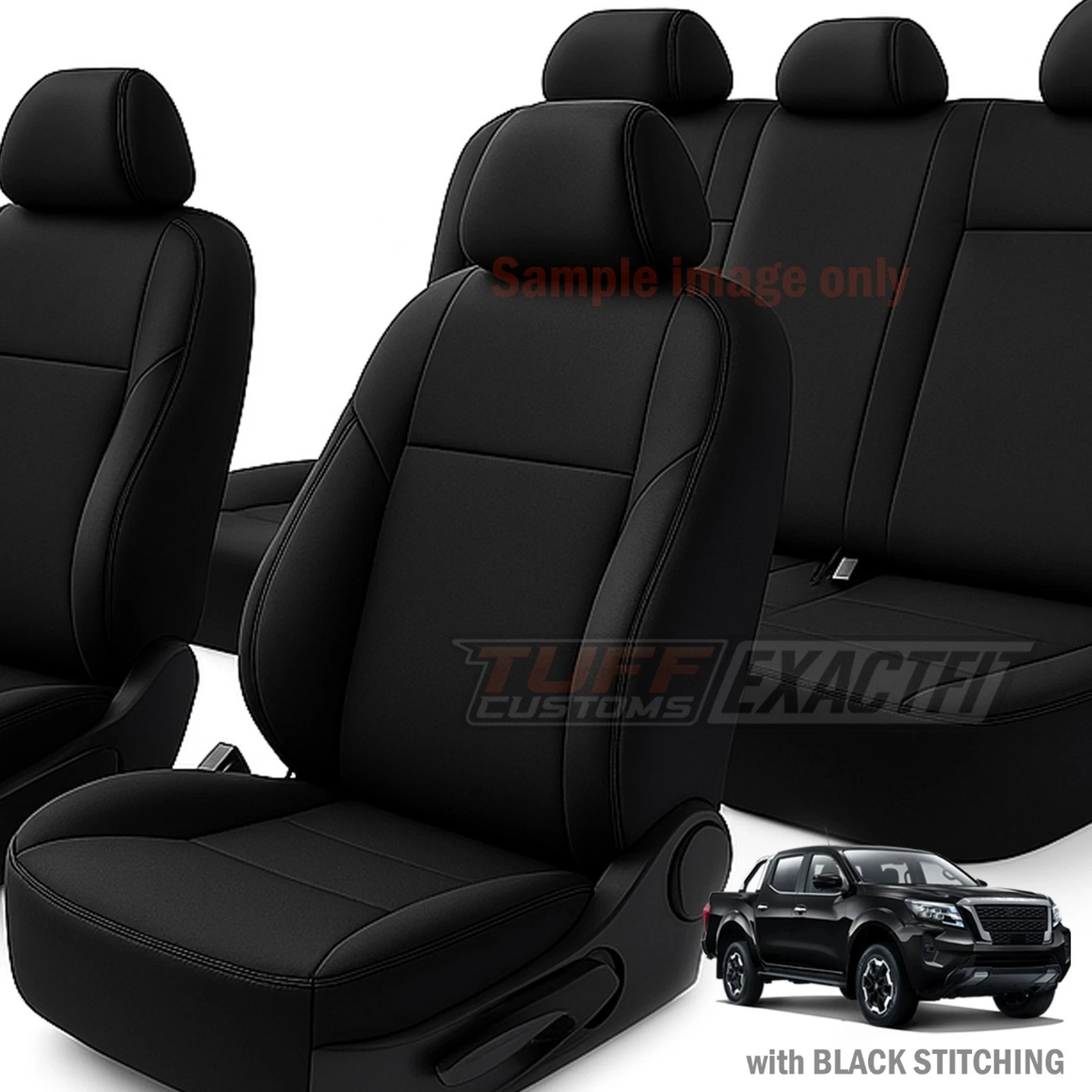 TUFF Customs ExactFit Neoprene Front Seat Covers RAM 1500 DT 09/2020-2026