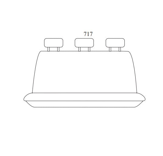 Tradies Canvas Black Seat Covers 2 Rows GWM CANNON UTE CANNON CANNON-L CANNON LUX DUAL CAB 9/2020-2026