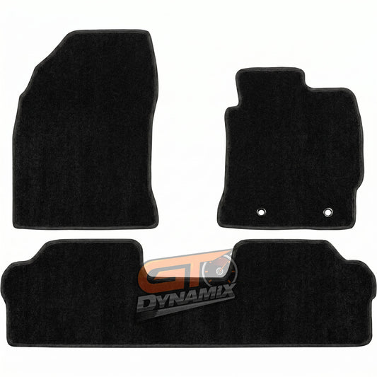 Custom Made  Floor Mats 3pcs For TOYOTA COROLLA HATCH ZRE182R 10/2012-5/2018 w/ 9 Binding Colour