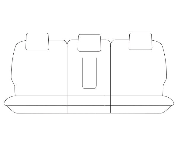 Getaway Neoprene w/ Black Stitch Seat Covers Rear MAZDA CX-5 KE MAXX SPORT GRAND TOURING AKERA 2/2012-3/2017