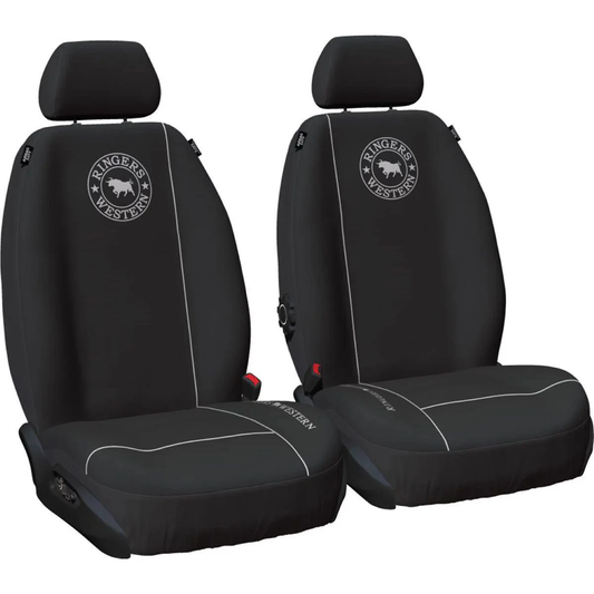 Ringers Western Canvas Universal Front Seat Covers ISUZU D-MAX TF DUAL CAB 10/2008-5/2012
