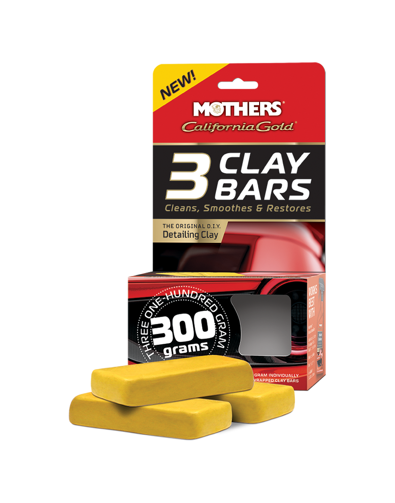 Mothers California Gold Detailing 3 Clay Bars 7242