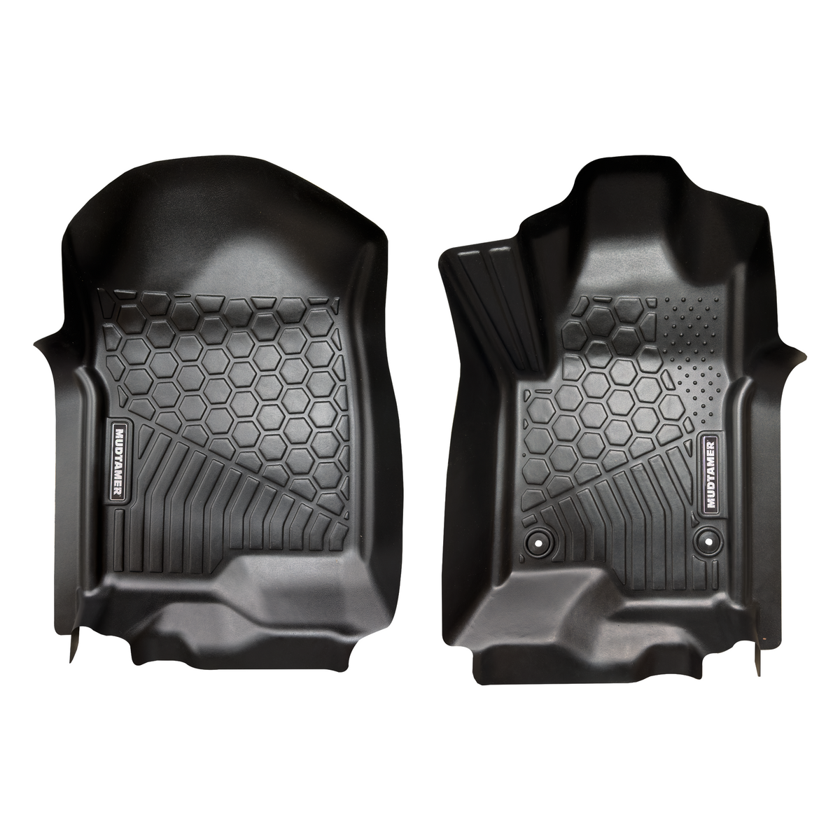 Mudtamer Floor Mats Front Set For Chevrolet Silverado 1500 2020-2026 2500 2021-2026