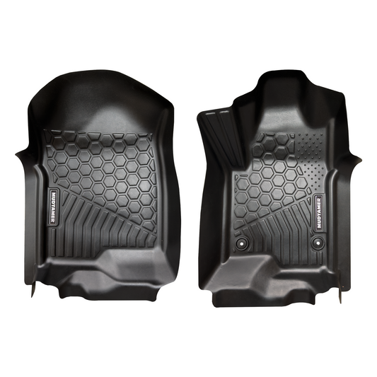 Mudtamer Floor Mats Front Set For Chevrolet Silverado 1500 2020-2026 2500 2021-2026