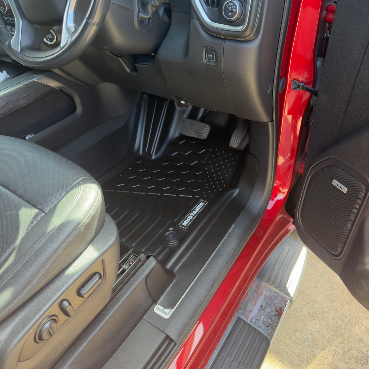 Mudtamer Floor Mats Full Set Front & Rear For Chevrolet Silverado 1500 2020-2026 2500 2021-2026