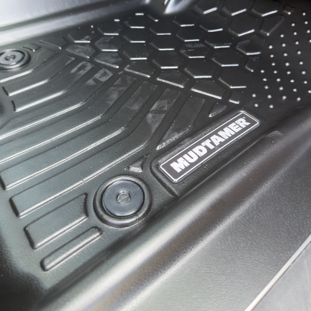 Mudtamer Floor Mats Full Set Front & Rear For Chevrolet Silverado 1500 2020-2026 2500 2021-2026