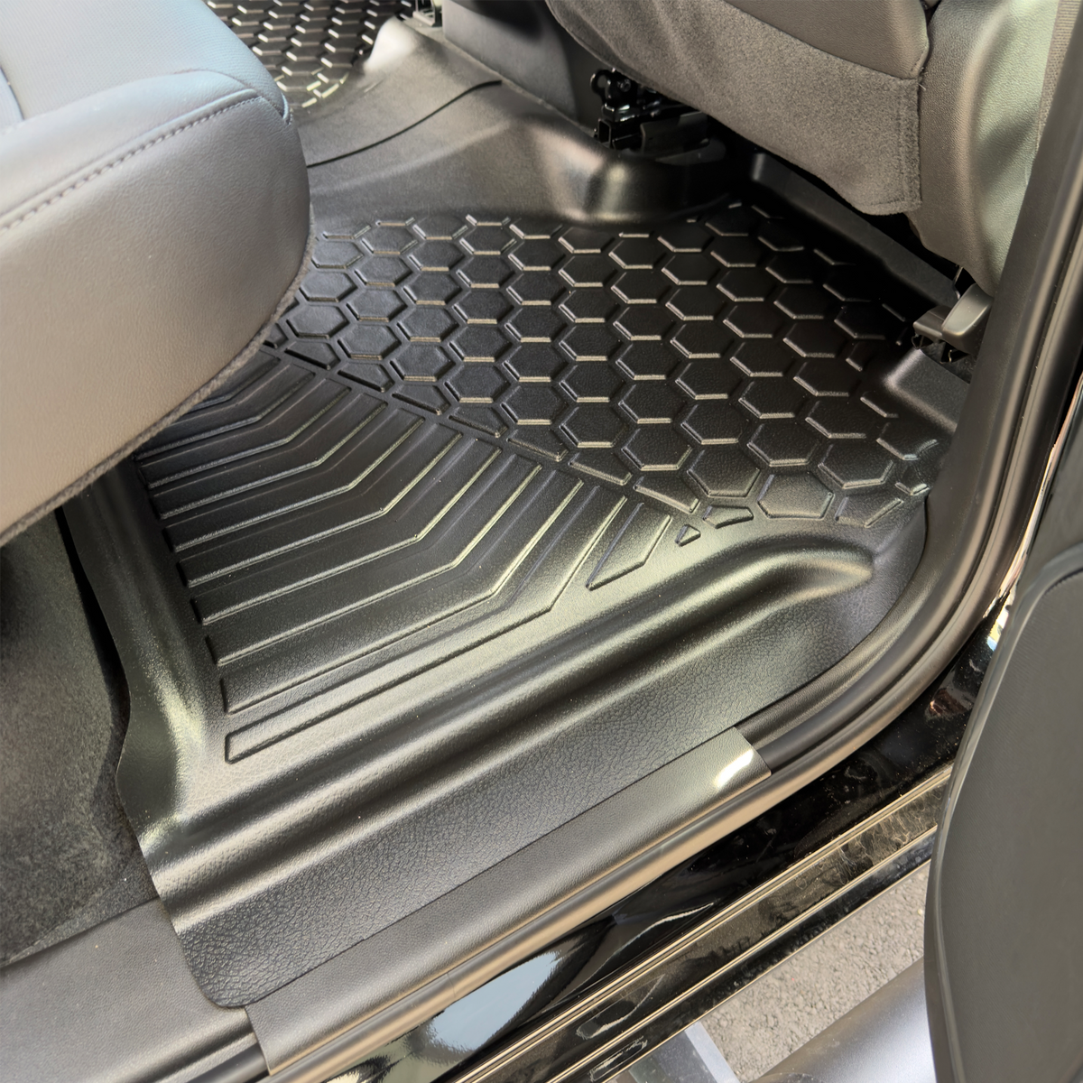 Mudtamer Floor Mats Rear Set For Chevrolet Silverado 1500 2020-2026 2500 2021-2026