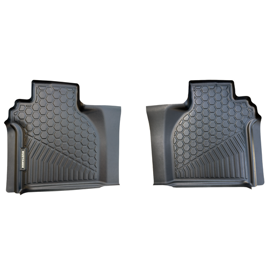 Mudtamer Floor Mats Rear Set For Chevrolet Silverado 1500 2020-2026 2500 2021-2026