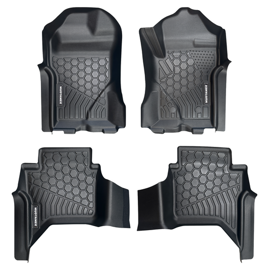 Mudtamer Floor Mats Full Set Front & Rear For Ford Ranger Next Gen 2022-2026