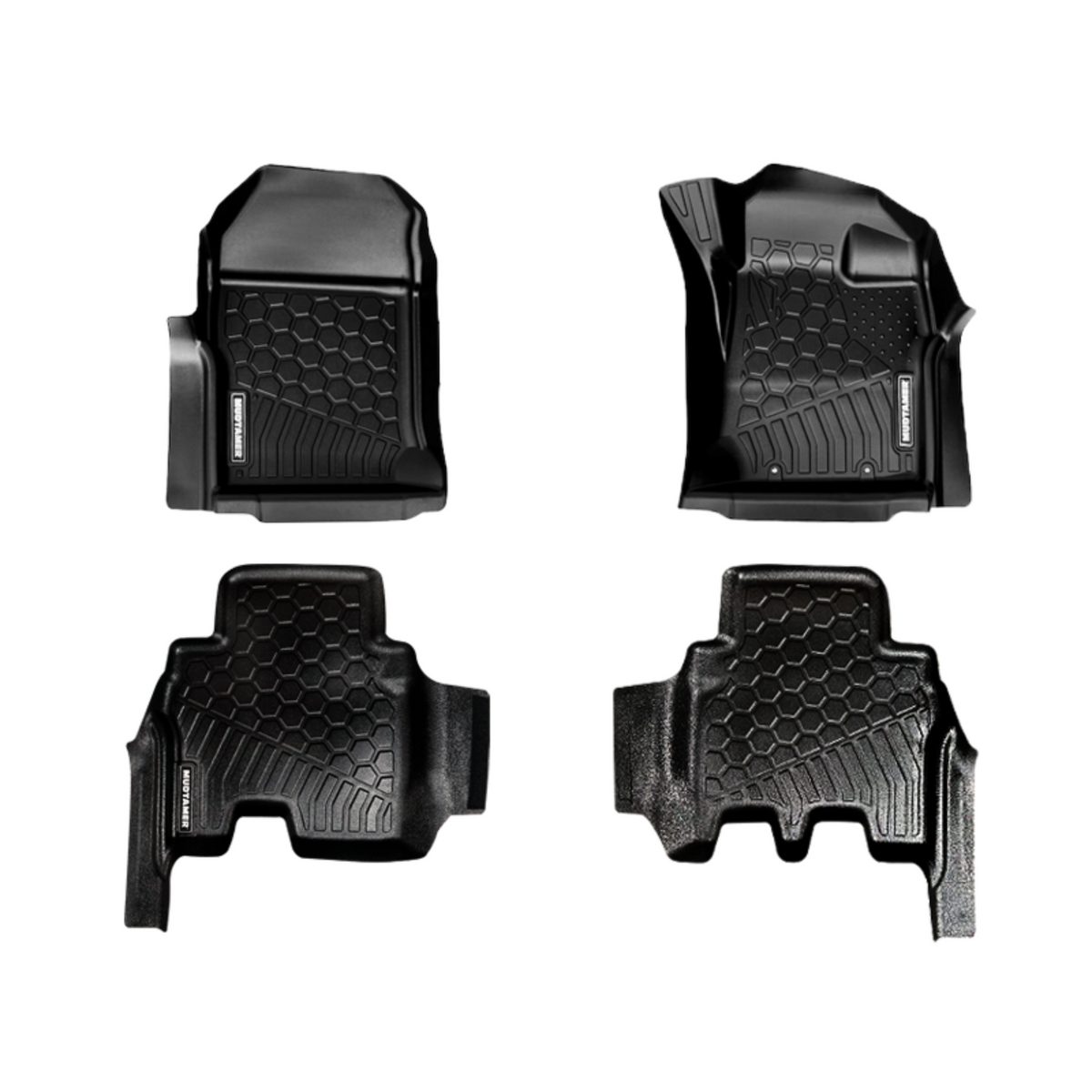 Mudtamer Floor Mats Full Set Front & Rear For Isuzu MUX 2021-2026