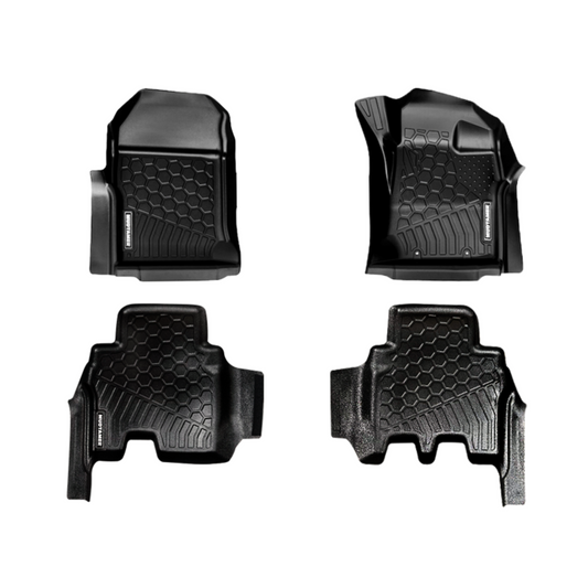 Mudtamer Floor Mats Full Set Front & Rear For Isuzu MUX 2021-2026