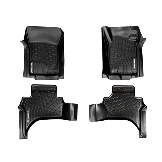 Mudtamer Floor Mats Full Set Front & Rear For Mitsubishi Triton MR MQ 2015-2023