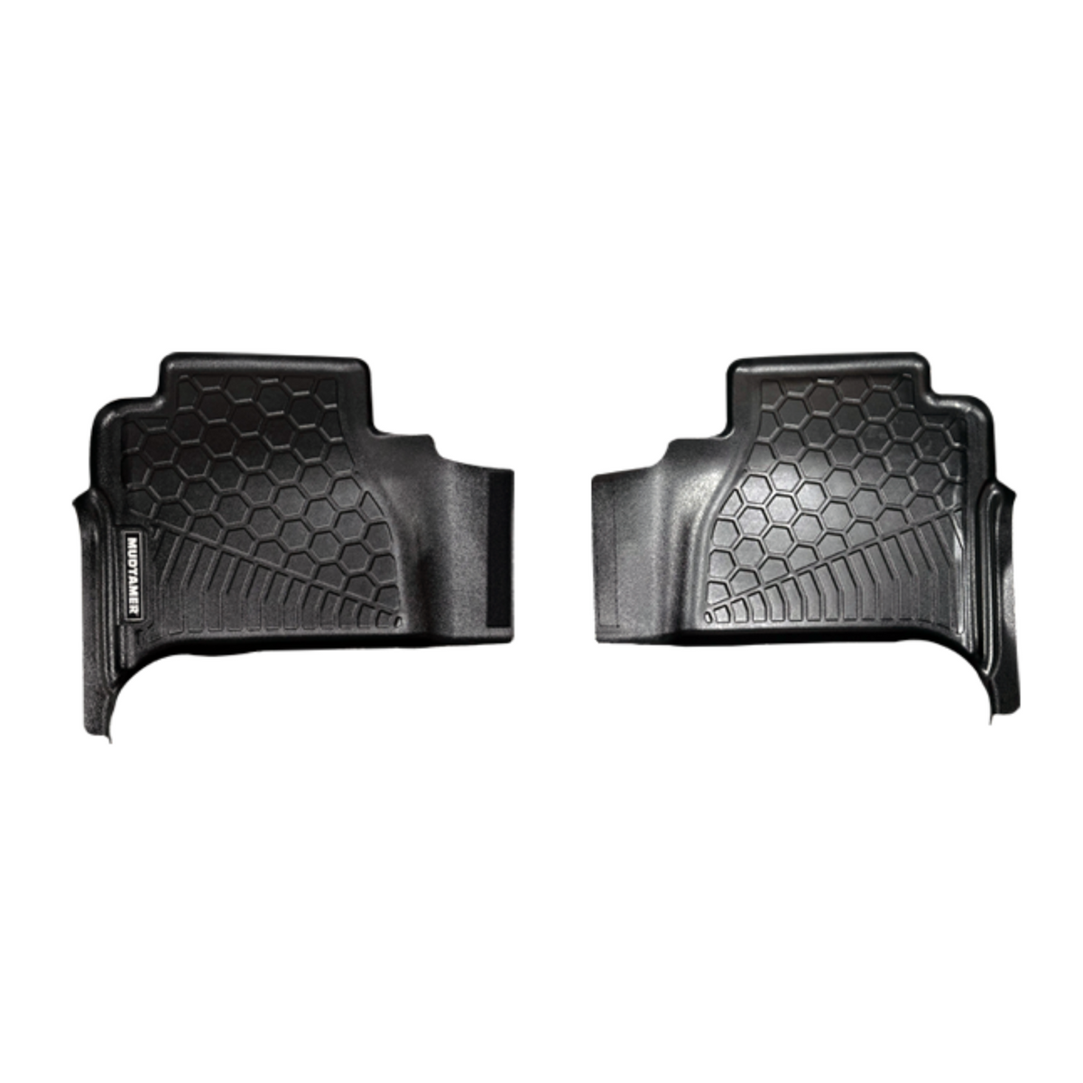 Mudtamer Floor Mats Rear Set For Nissan Navara NP300 2014-2026 Manual & 2017-2026 Auto