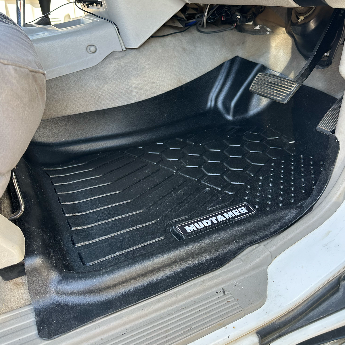 Mudtamer Floor Mats Front Set For Nissan Y61 GU Patrol 1997 2012 Electric