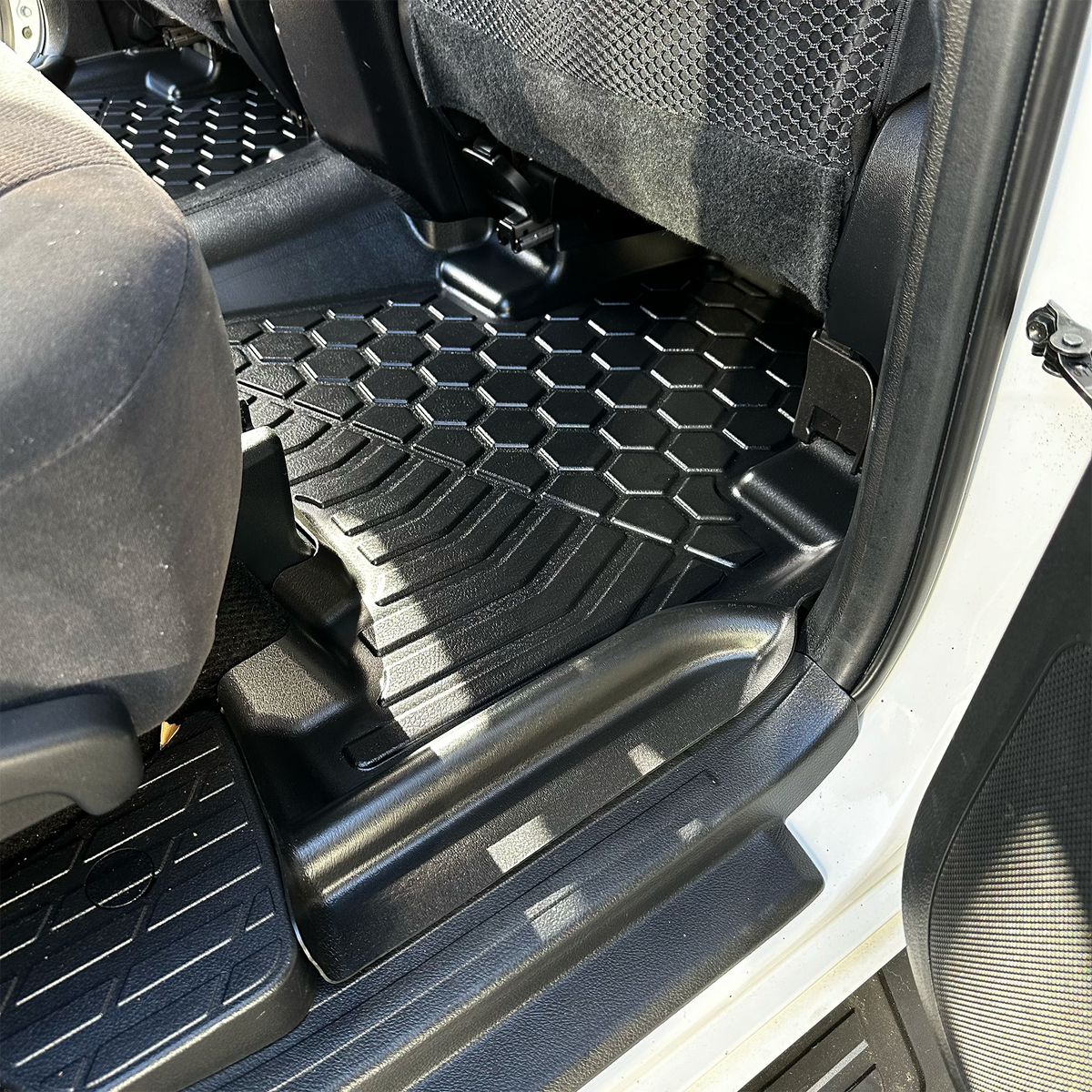 Mudtamer Floor Mats Rear Set For Toyota Prado 150 Series Automatic 2010-2025