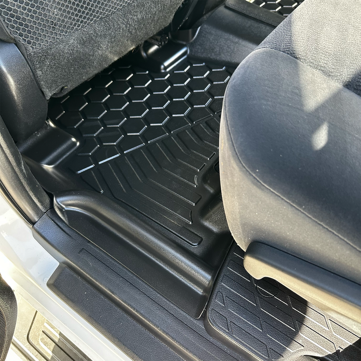 Mudtamer Floor Mats Rear Set For Toyota Prado 150 Series Automatic 2010-2025