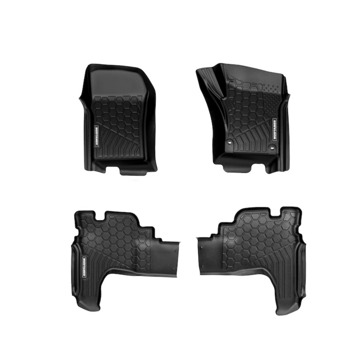Mudtamer Floor Mats Full Set Front & Rear For Toyota Landcruiser 76 Series Wagon 2007-2023