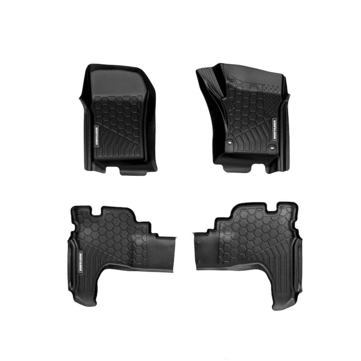 Mudtamer Floor Mats Full Set Front & Rear For Toyota Landcruiser 79 Series DualCab 2012-2026