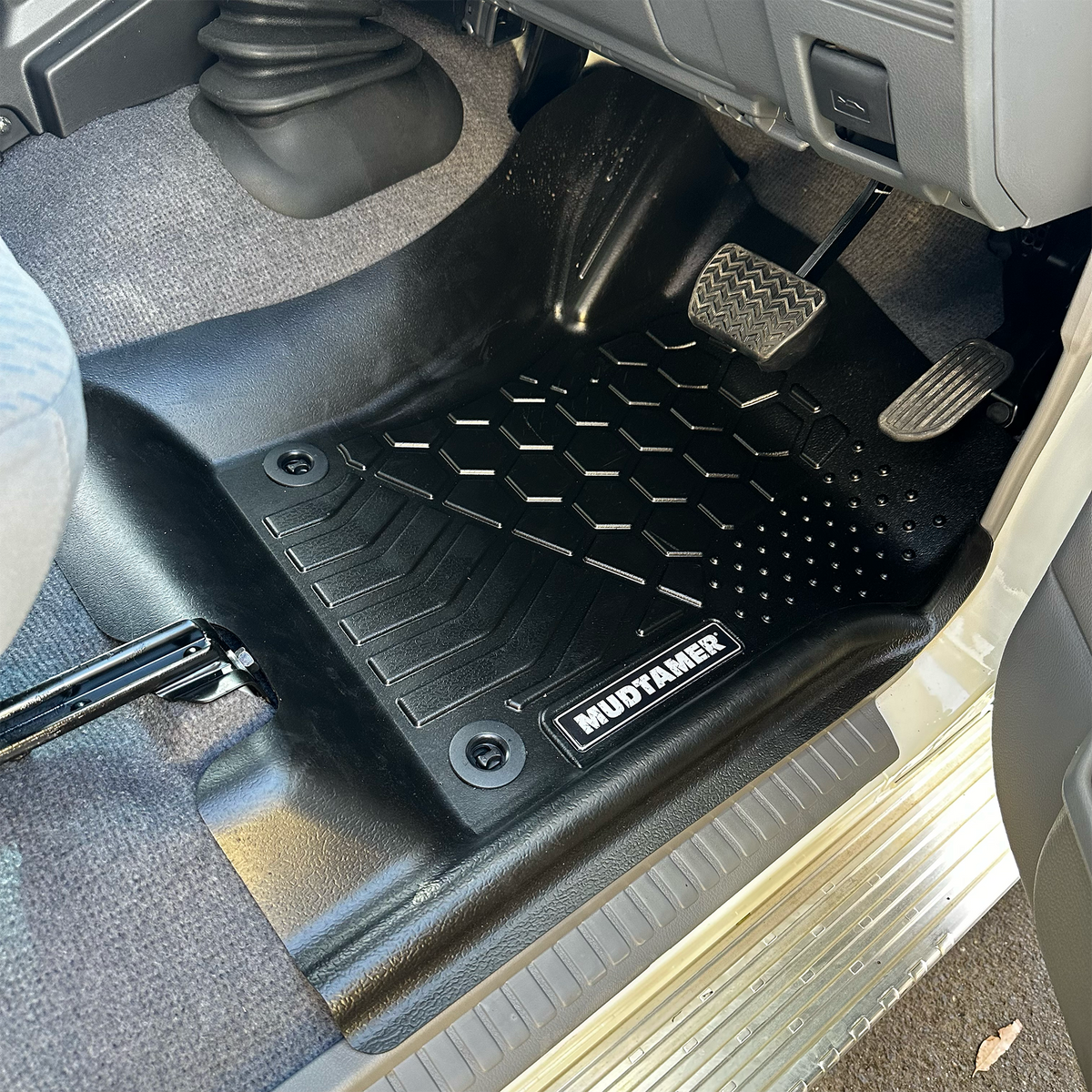 Mudtamer Floor Mats Front Set For Toyota Landcruiser 79 Series DualCab 2012-2026