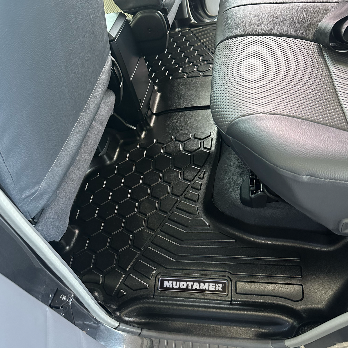 Mudtamer Floor Mats Rear Set For Toyota Landcruiser 79 Series DualCab 2012-2026