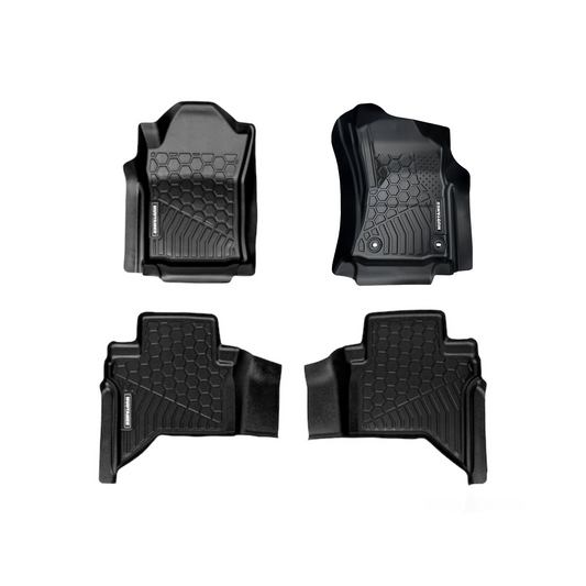Mudtamer Floor Mats Full Set Front & Rear For Toyota N80 Hilux 2016-2025 Manual