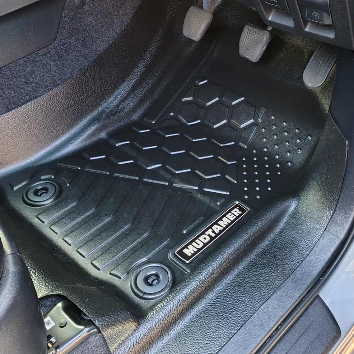Mudtamer Floor Mats Front Set For Toyota N80 Hilux 2016-2025 Automatic 2.8L