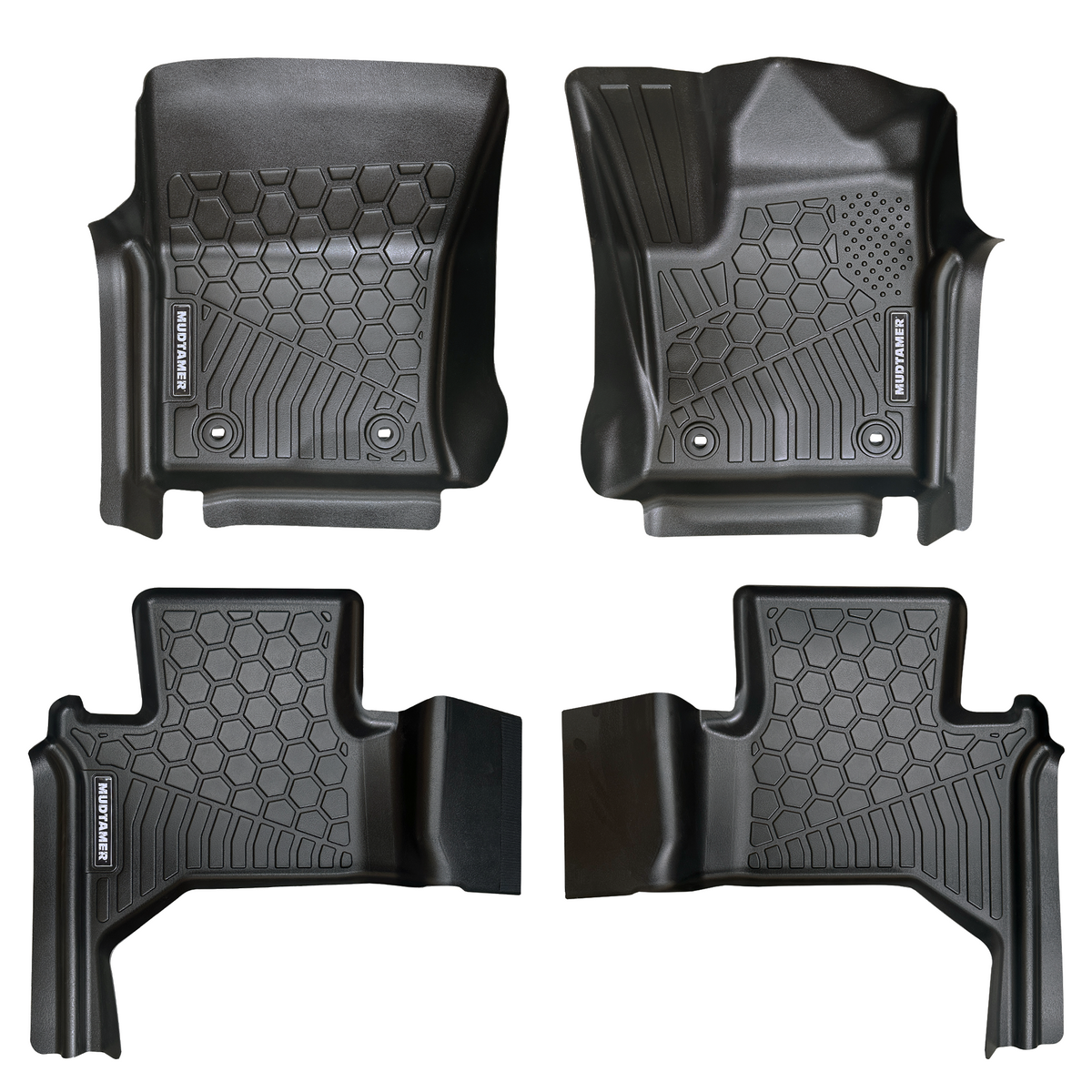 Mudtamer Floor Mats Full Set Front & Rear For Toyota Landcrusier 300 Series 2021-2026