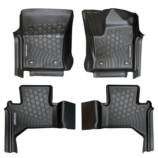 Mudtamer Floor Mats Full Set Front & Rear For Toyota Landcrusier 300 Series 2021-2026