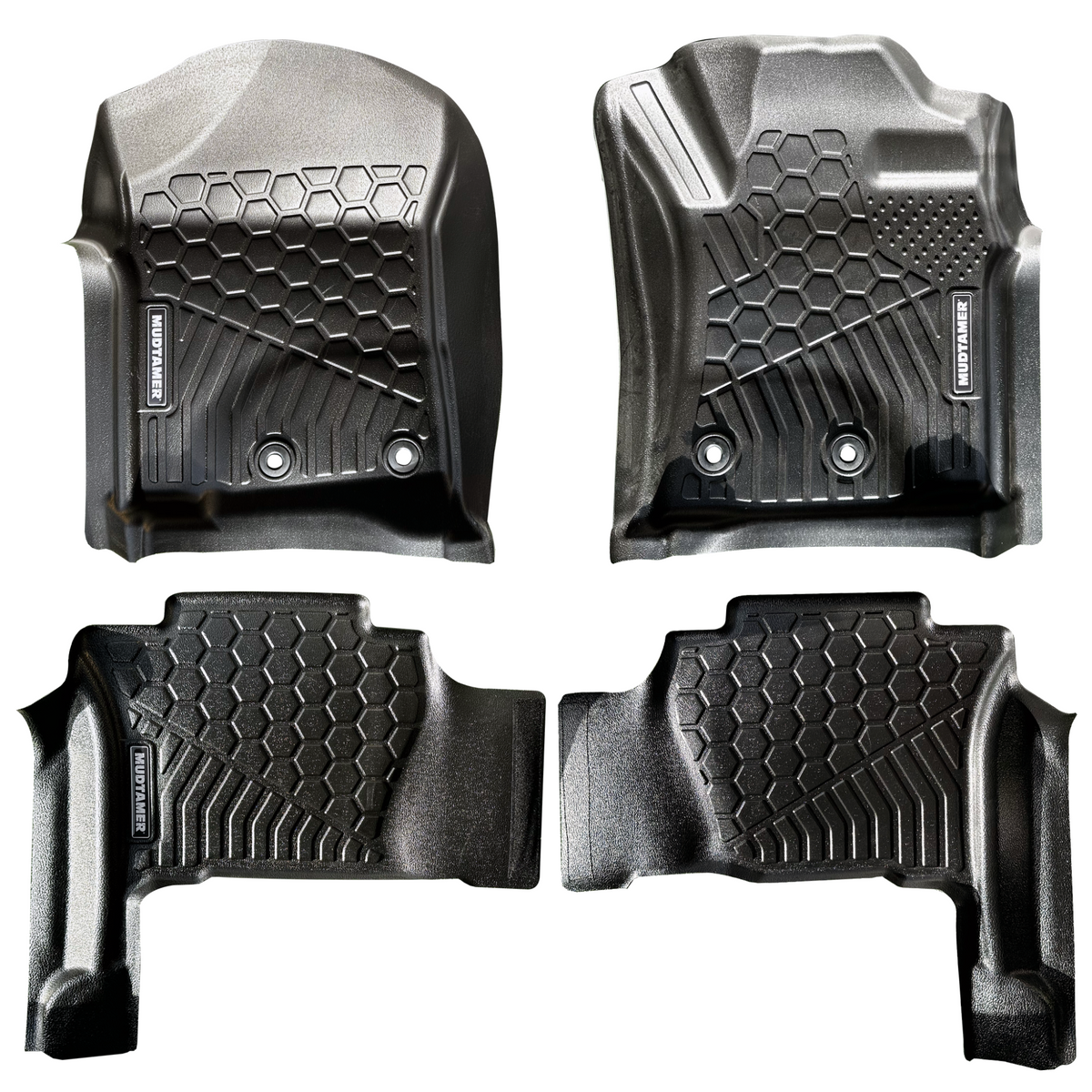 Mudtamer Floor Mats Full Set Front & Rear For Toyota Landcruiser 200 Series 2007-2021 VX Sahara