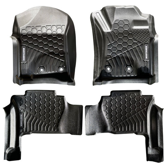 Mudtamer Floor Mats Full Set Front & Rear For Toyota Landcruiser 200 Series 2007-2021 VX Sahara