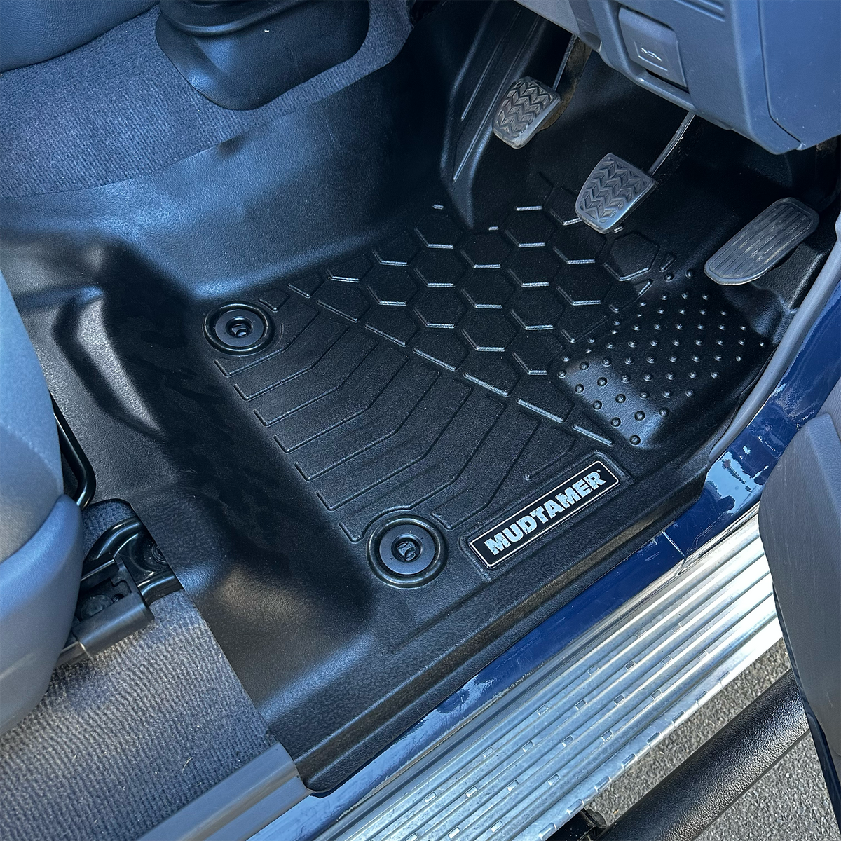 Mudtamer Floor Mats Front Set For Toyota Landcruiser 79 Series Single Cab 2017-2026