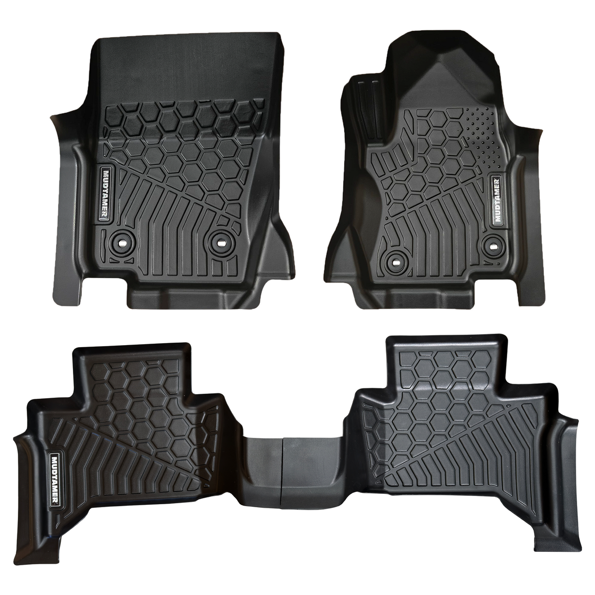 Mudtamer Floor Mats Full Set Front & Rear For Toyota Prado 250 Series 2024-2026