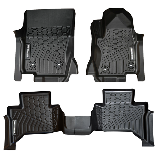 Mudtamer Floor Mats Full Set Front & Rear For Toyota Prado 250 Series 2024-2026