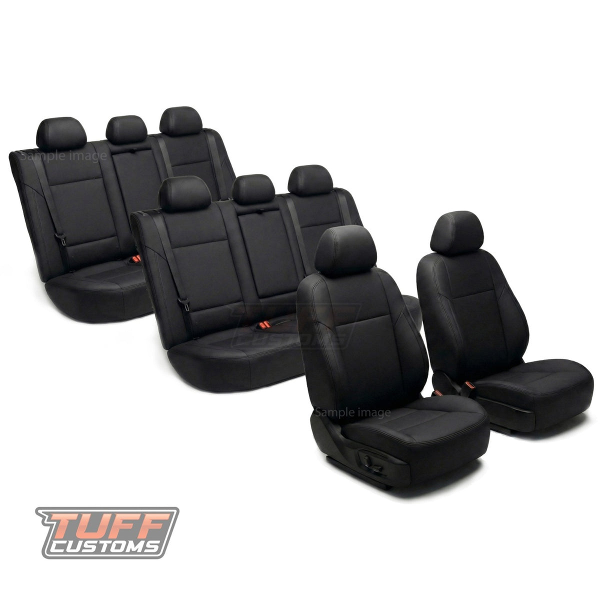 TUFF Customs Neoprene Seat Covers 3 Rows For For NISSAN PATROL Y62 ST ST-L Ti 2013-2026