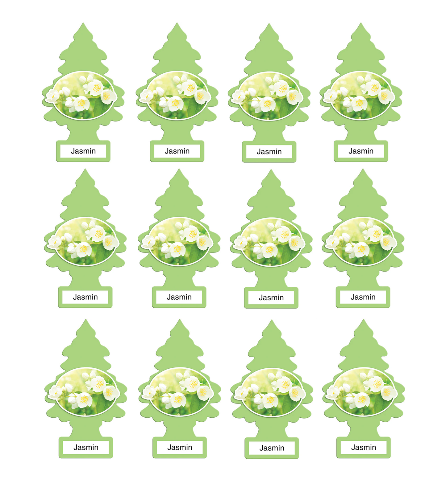 Little Trees Air Freshener Jasmine (Pack of 12) 10433